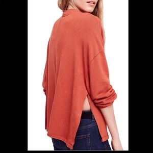 Free People Sweaters - FREE PEOPLE Be Good Terry Pullover in Terracotta Free People Sweaters - FREE PEOPLE Be Good Terry Pullover in Terracotta